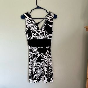 White House Black Market  Floral dress XS
